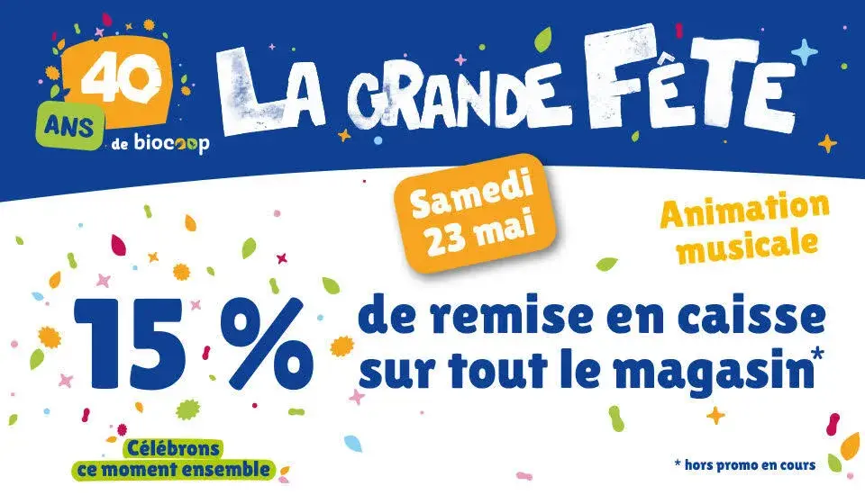 Biocoop fête ses 40 ans